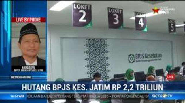Utang BPJS Kesehatan Jatim Capai Rp2,2 Triliun