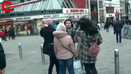Şiddetli rüzgar yurttaşlara zor anlar yaşattı