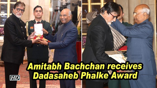Amitabh Bachchan receives Dadasaheb Phalke Award