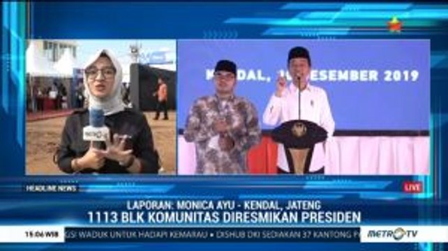 Jokowi Resmikan BLK Komunitas