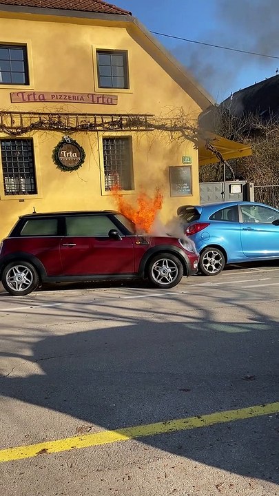 Car Fire Causes Engine to Start Itself