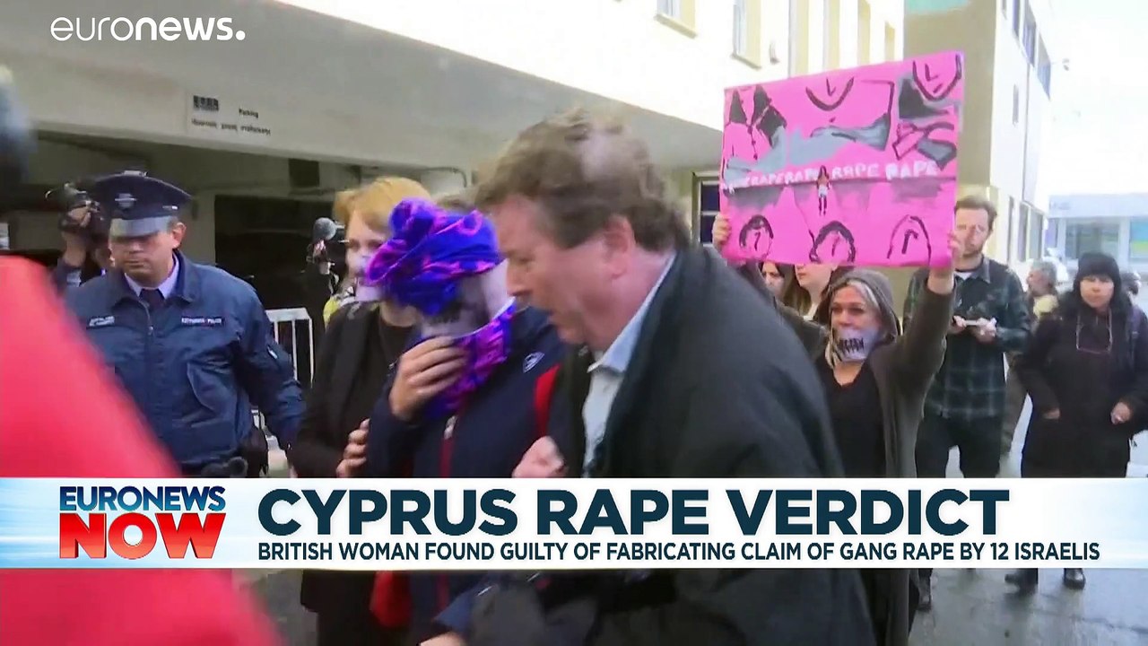 Cyprus court finds British woman guilty of fabricating rape claim against 12 Israelis