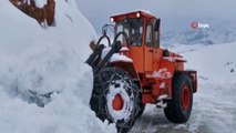 Tunceli’nin ilçelerinde kar kalınlığı 1 metreye yaklaştı