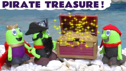 Funny Funlings Pirate Treasure Rescue with Marvel Age of Ultron and Avengers Toy Story Full Episode English