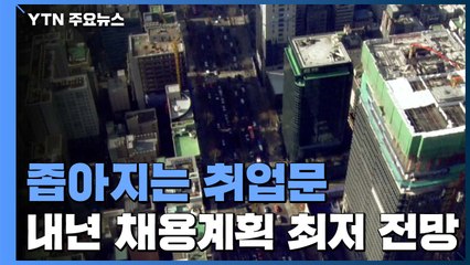기업 '채용 계획' 10년 내 최저 ..."취업은 여전히 바늘구멍" / YTN