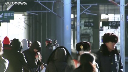 شاهد: الصين تطلق قطاراً جديداً فائق السرعة قبل موعد الألعاب الأولمبية الشتوية 2020