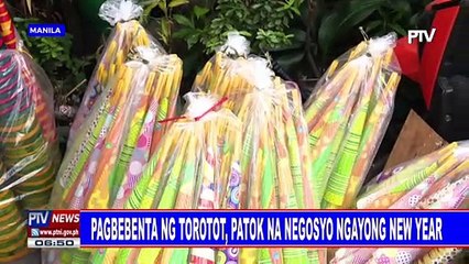Pagbebenta ng torotot, patok na negosyo ngayong New Year