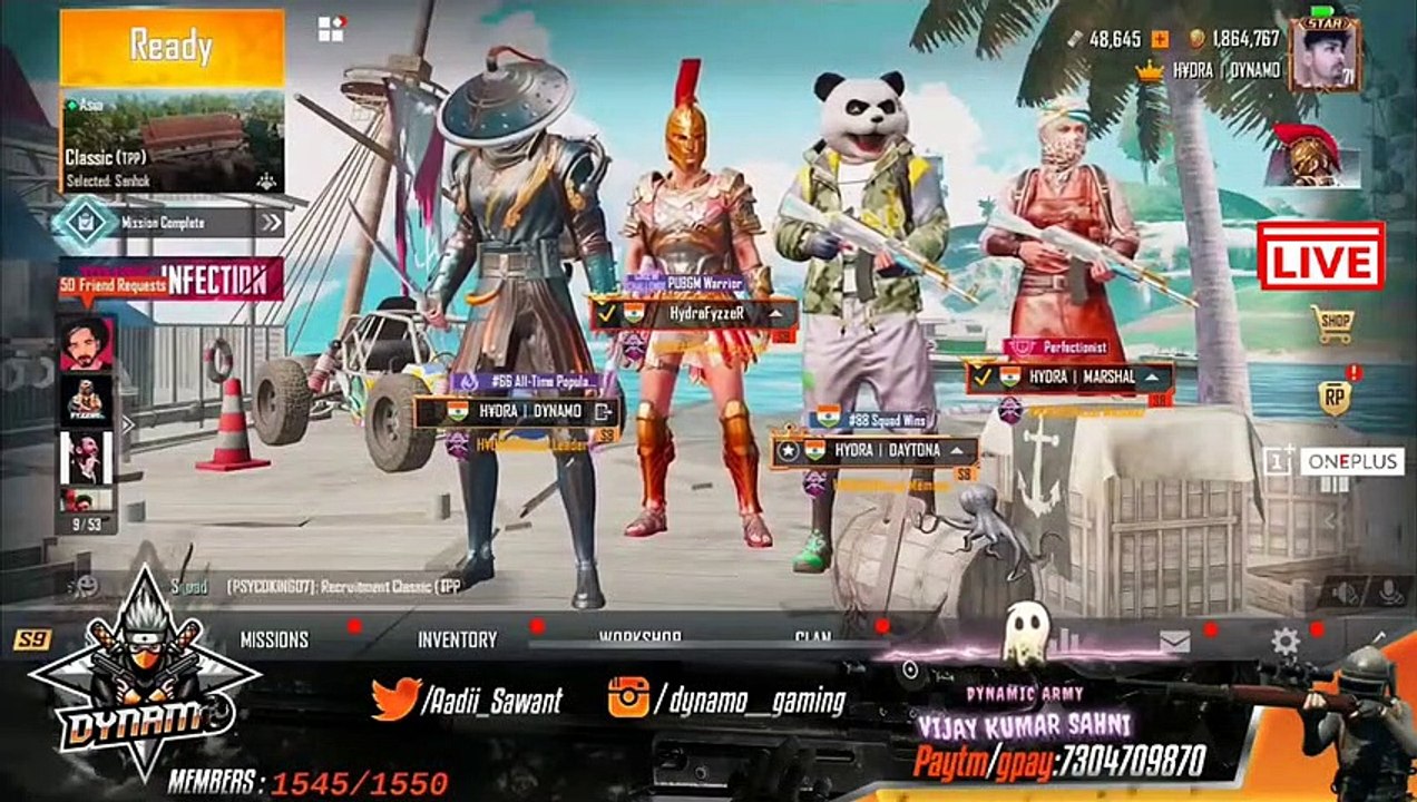 SEASON 10 FAKE DYNAMO First Time  Full Masti Funny + High Intense Gameplay PUBG MOBILE