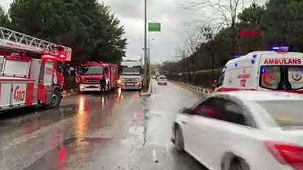 ÜMRANİYE'DE CAM FABRİKASINDA KAZAN PATLADI 1 ÖLÜ 3 YARALI