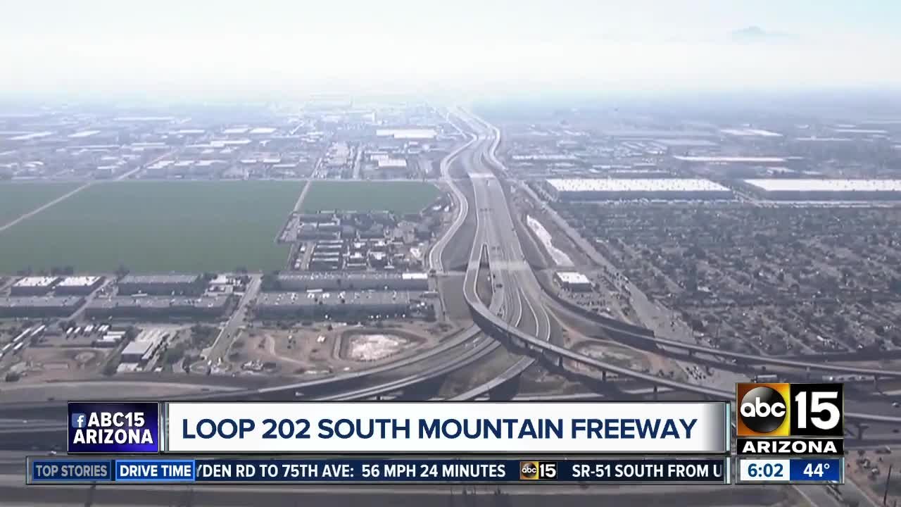 Loop 202 South Mountain freeway now open