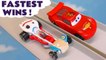 Hot Wheels Funlings Race with Toy Story 4 Forky and Disney Pixar Cars 3 McQueen with Marvel Comics Full Episode