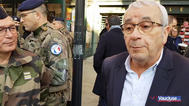 Les commerçants avignonnais offrent des paniers repas aux militaires de l'opération Sentinelles