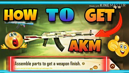 Assemble parts to get a weapon finish in pubg mobile NEW TRIKE||PUBG MOBILE||