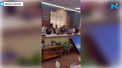 Viral video: ISRO official concludes meeting by playing flute
