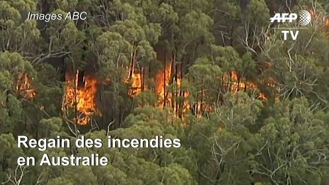 Images aériennes: Incendies en Australie dans la région du East Gippsland