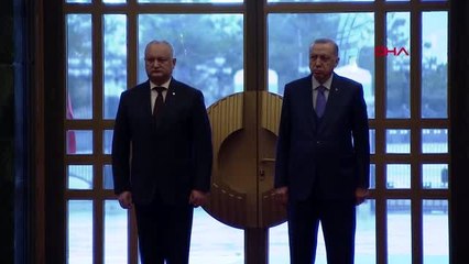 Download Video: Beştepe'de moldova cumhurbaşkanı ıgor dodon'u resmi karşılama töreni -2