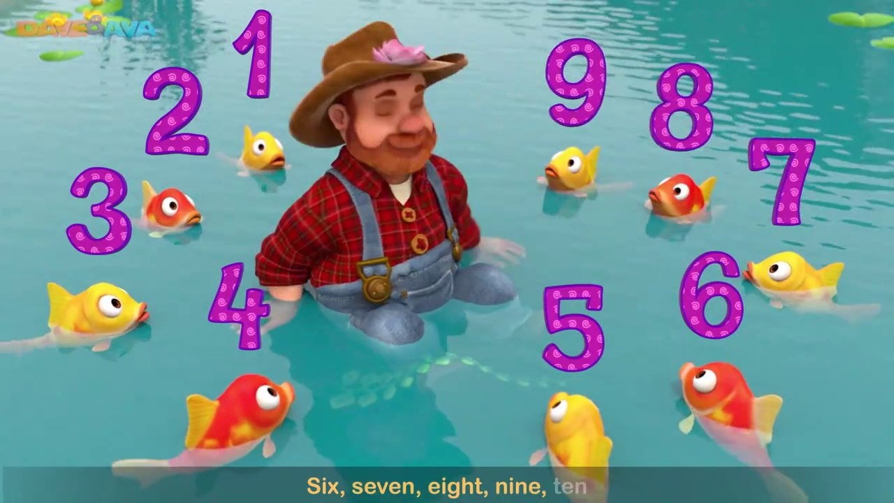 12345 Once I Caught a Fish Alive Number Song Nursery Rhymes