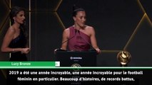 Globe Soccer Awards - Bronze élue meilleure joueuse de l’année 2019