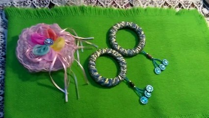 How To Make Elegant Bangles From Lace And Tassels