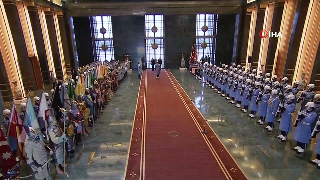 Cumhurbaşkanı Erdoğan, Moldova Cumhurbaşkanını Resmi Tören İle Karşıladı