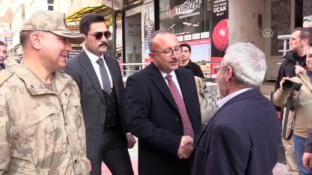 Siirt Valisi Atik'ten esnaf ziyareti