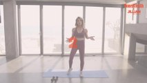 10 Minute Lower Body Workout with Celeb PT Jillian Michaels | Women's Health UK