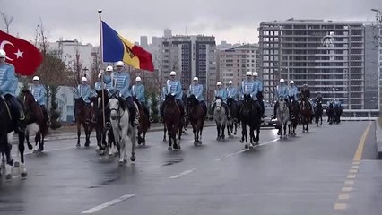 Cumhurbaşkanı Erdoğan, Moldova Cumhurbaşkanı Dodon'u resmi törenle karşıladı (2)