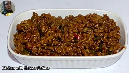 phaliyan keema/پھلی اور قیمہ/फली और कीमा/BY KITCHEN WITH ZAREEN FATIMA