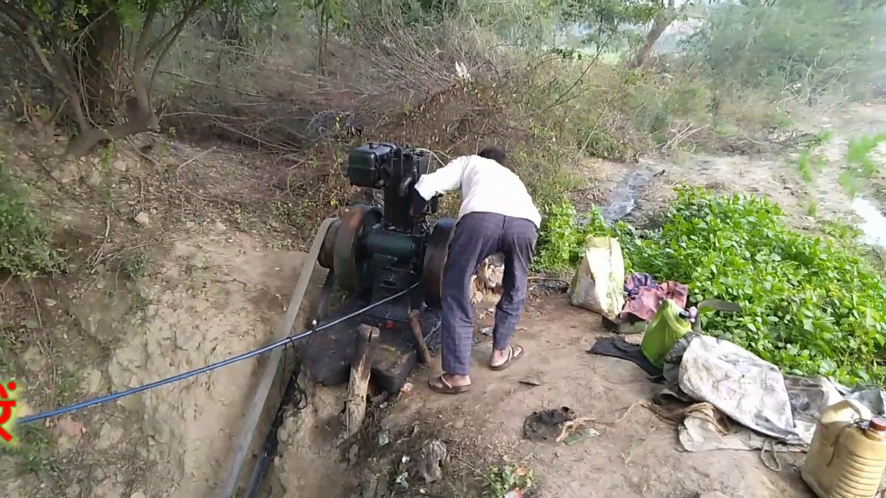 How to make diesel water engine water pump