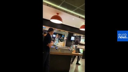 Watch: Masked men rob McDonald's outlet in France at gunpoint
