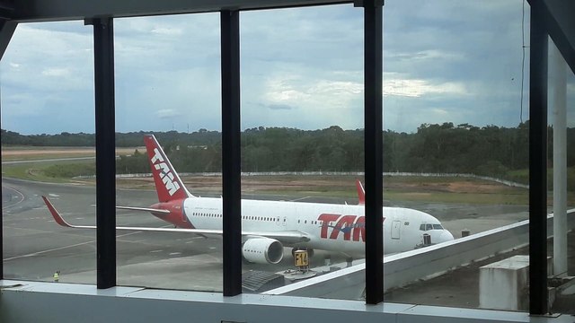 [SBEG Spotting]Boeing 767-300ER PT-MSW no pushback em Manaus(28/12/2019)