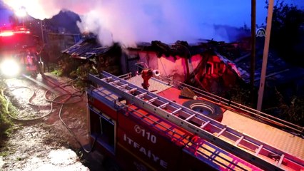 95 yaşındaki kişi evinde çıkan yangında öldü - ORDU