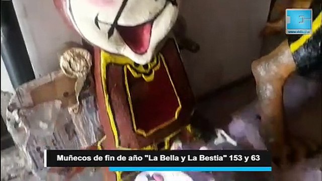 Todo listo para la quema de muñecos en La Plata