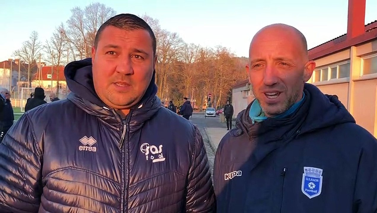 Football - Les voeux de Djamel Menaï et Michaël Grand