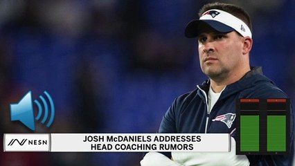 Josh McDaniels Addresses NFL Head Coaching Rumors In Conference Call