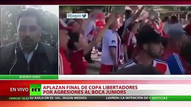 Día triste para el fútbol : Conmebol condena disturbios antes de la final de la Copa Libertadores