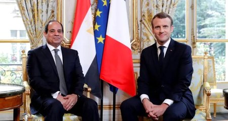 Macron ve Sisi Türkiye'nin Libya ile yaptığı mutabakatı görüştü