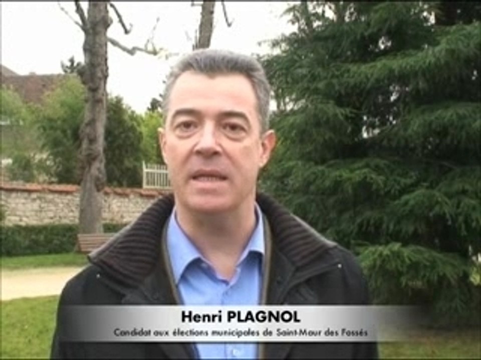 Henri Plagnol, candidat aux élections municipales