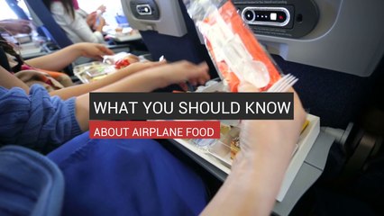 What You Should Know About Airplane Food