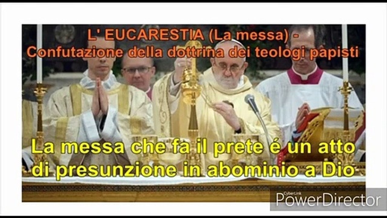 VATICANO E LA GRANDE MENZOGNA DELLA TRANSUSTANZIAZIONE