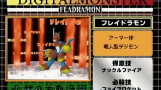 digimon adventure 02 - flamedrmon vs Monochromon