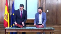 PSOE y Unidas Podemos alcanzaron acuerdo con miras a investidura de Sánchez