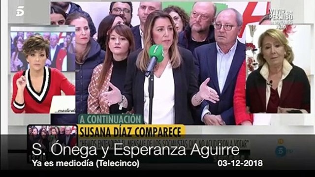 Esperanza Aguirre ya lo tenía claro: Los andaluces no son tontos, no querían a Maduro