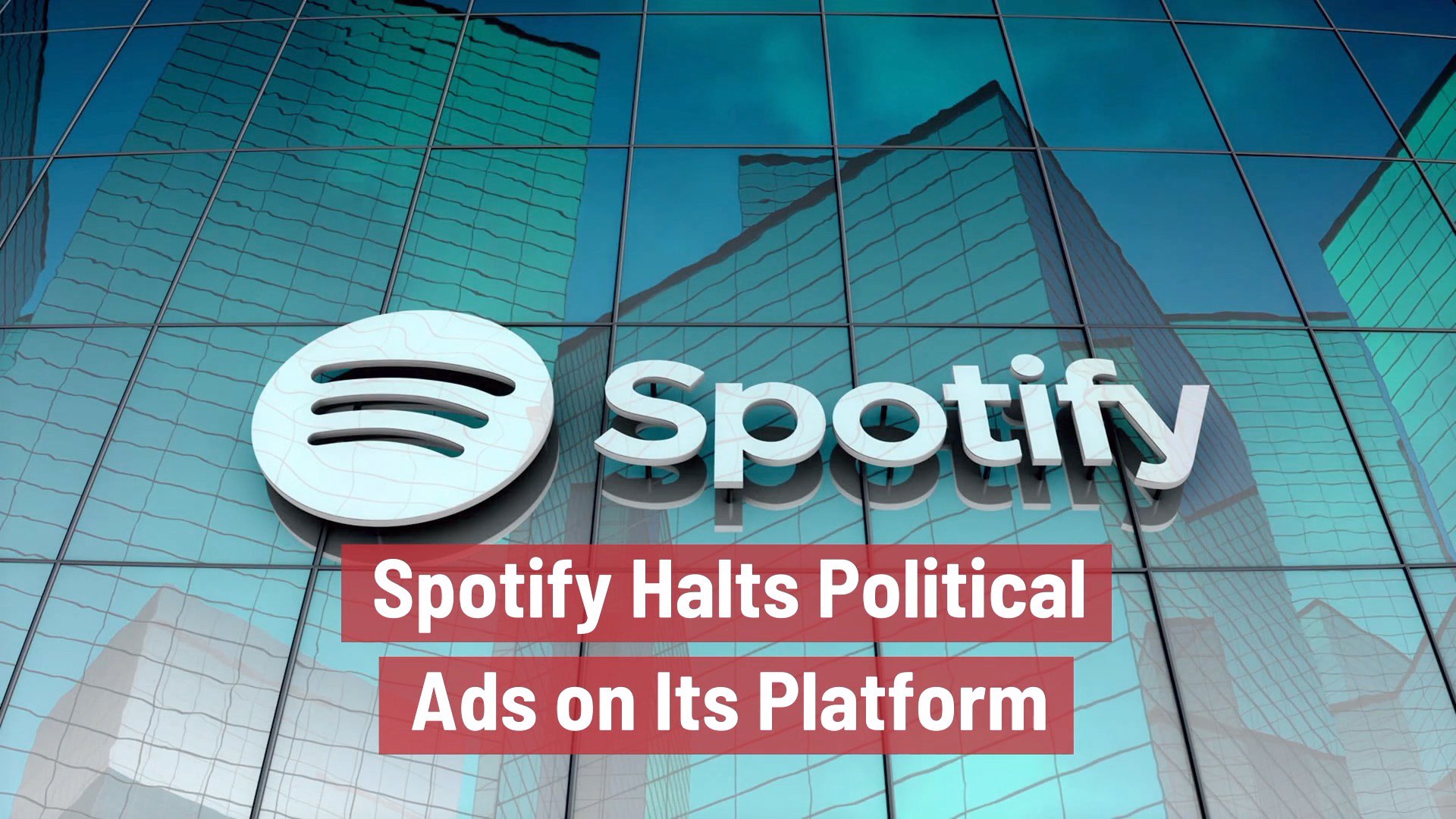 ⁣No Spotify Political Ads