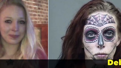 Esta chica detenida en EE.UU. se hace viral por sus tatuajes faciales al estilo del Día de Muertos