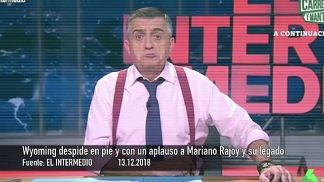 Wyoming aplaude en pie a Mariano Rajoy después de que Pablo Casado entierre definitivamente el marianismo
