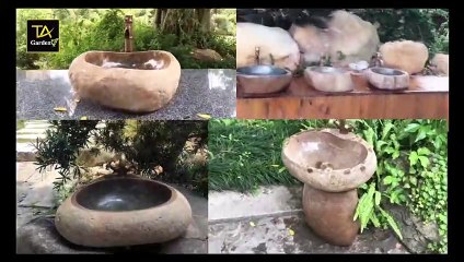 Lavabo Đá Tự Nhiên | Chậu Rửa Mặt Đá Cuội Giá Rẻ Cho Spa, Resort. Tel: 081 3131 555
