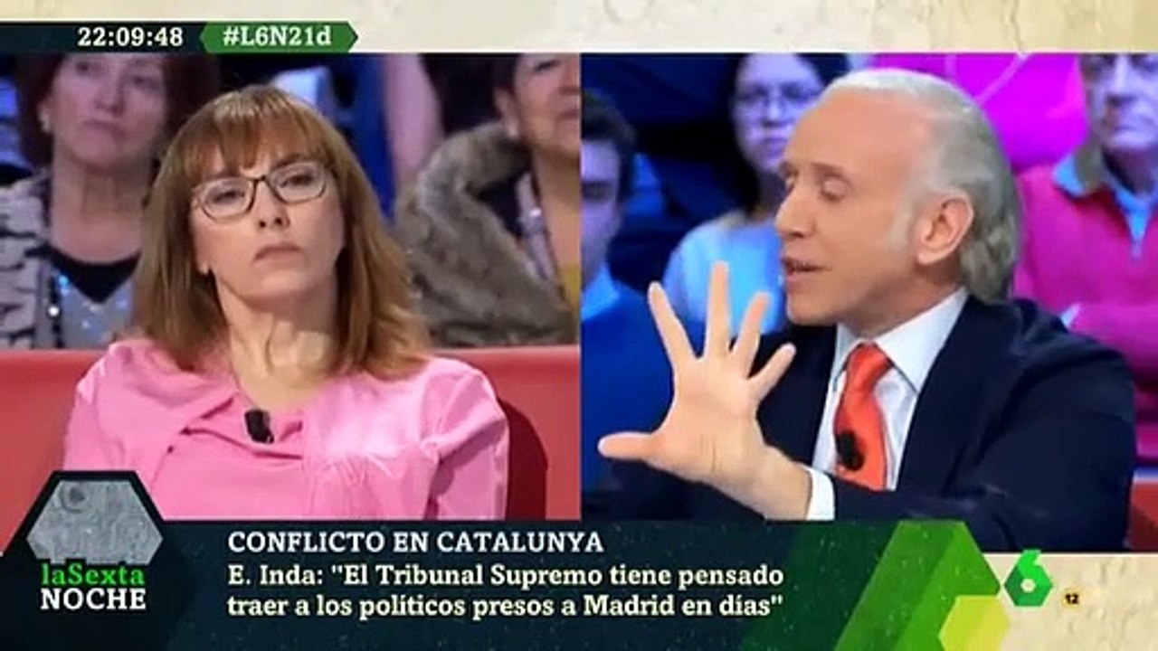 Inda responde cantándole una canción en vivo a Angélica Rubio, que se pone de los nervios