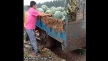 Amazing Heavy Tractors Agriculture Operator Skill Stuck In Mud Extreme Skill Fails And Win