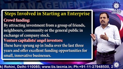 MBA ||Dr.  AMIT KUMAR || Steps Involved In  Starting || TIAS || TECNIA TV